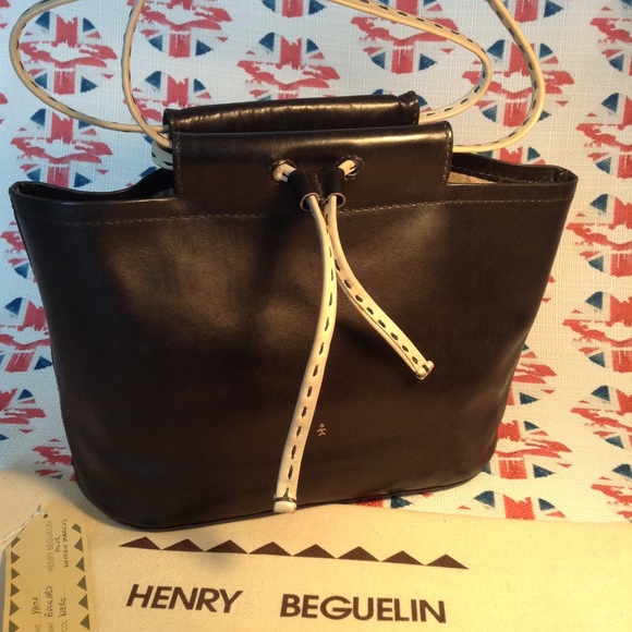Handbags - Henry Beguelin  Black Leather Tote Bag